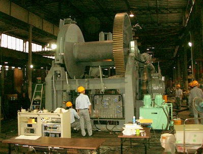 Anchor handling winch is assembled at our factory